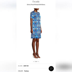 ESCADA Divinu Shift Dress